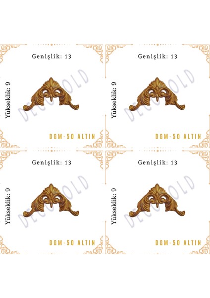 Saray Tavan Motif (13*9) Dgm-50(4 Adet)