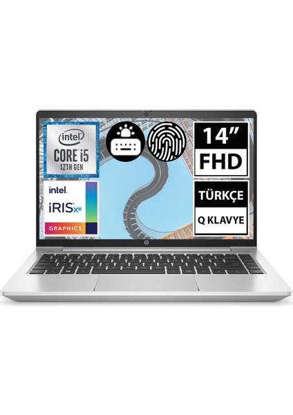 ProBook 440 G9 6S6W5EA i5-1235U 8GB 512SSD 14" FullHD FreeDOS Taşınabilir Bilgisayar