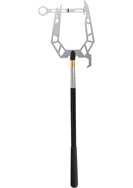 U Tip Teleskopik Tekne Kanca Dock Thread Dış Mekan Hızlı B Adaptörü Rod (Yurt Dışından)