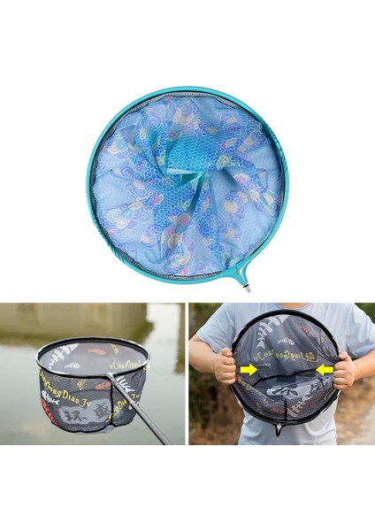 Balıkçılık Net Head 8 mm. Vidalı Katlanabilir Dış Mekanda Bas 45 cm. (Yurt Dışından)