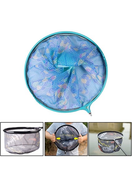 Balıkçılık Net Head 8 mm. Vidalı Katlanabilir Dış Mekanda Bas 45 cm. (Yurt Dışından)