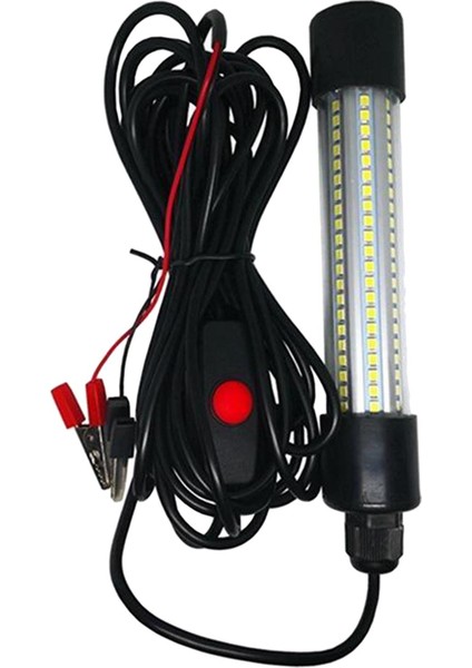 LED 12V Sualtı Balıkçılık Işık Tekne Balıkçılık Dalgıç Dalgıç Crappie Kalamar Lambası Sıcak Beyaz (Yurt Dışından)