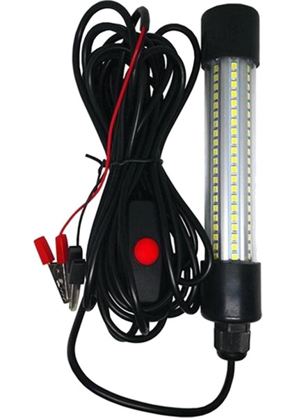 LED 12V Sualtı Balıkçılık Işık Tekne Balıkçılık Dalgıç Dalgıç Crappie Kalamar Lambası Beyaz (Yurt Dışından)