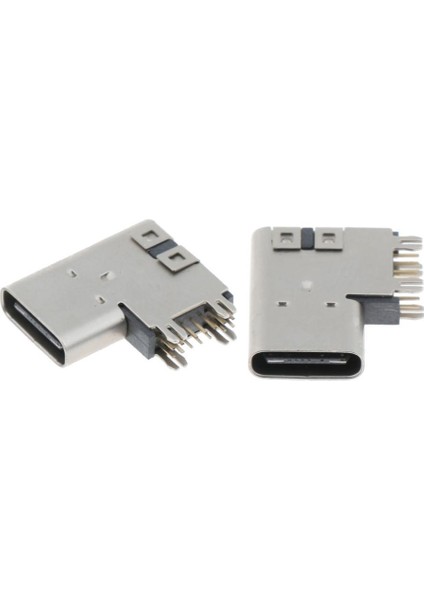 Telefonlar Için USB 3.1 Kadın Koltuğu'na 2 Parça Yan Ekleme (Yurt Dışından)