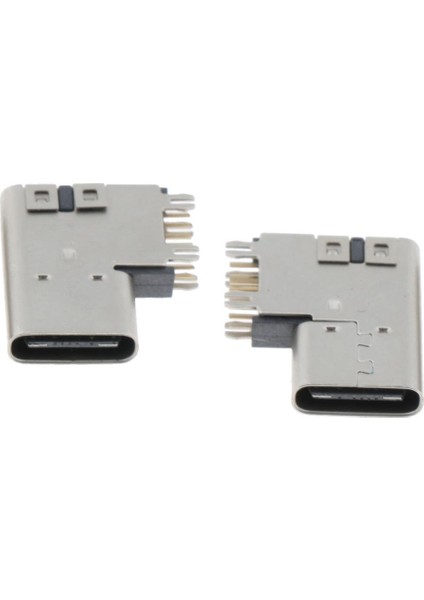 Telefonlar Için USB 3.1 Kadın Koltuğu'na 2 Parça Yan Ekleme (Yurt Dışından)