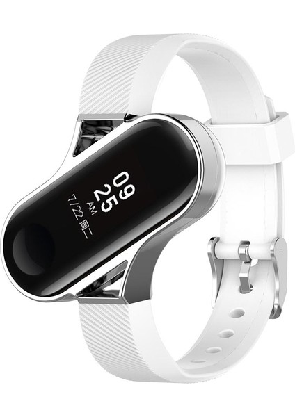 3 Bilezik + Metal Için Yedek Yumuşak Silikon Bilek Aksesuarları -, 259.5X21.1MM Beyaz (Yurt Dışından) fiyatları