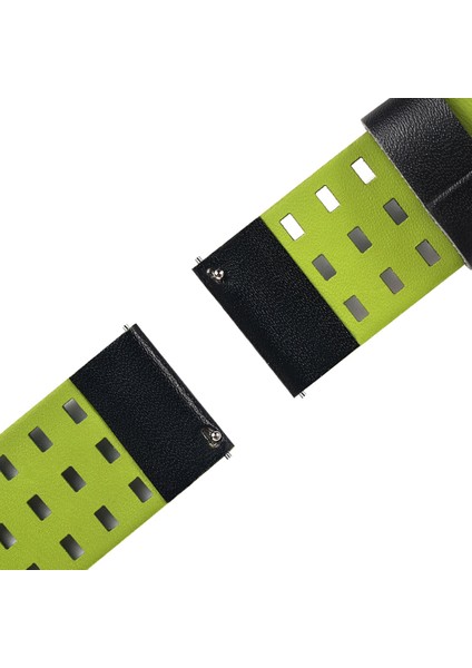 Silikon Bileklik Izle Bilezik 2/2s 22MM - Yeşil (Yurt Dışından)