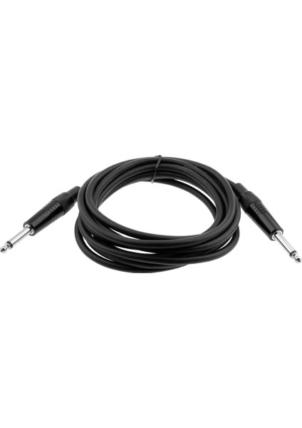 6.35MM 1/4 "inç Trs Erkek - Erkek Ses Kablosu Siyah 3 Metre (Yurt Dışından) fırsatları