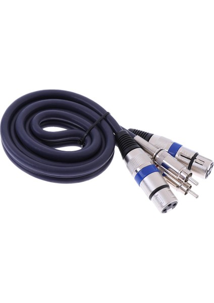 Çift F Xlr - Kablo 2 Xlr - 2 Fiş Kablo Kablosu, 1m (Yurt Dışından)