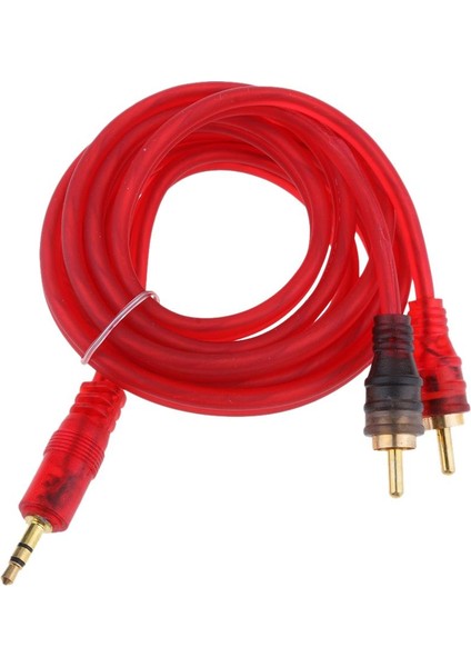 3,5mm Erkek-2-Male Rca Adaptörü , Akıllı Telefon, Tablet ve Mp3 Kılıfları, 1.5m 1.5m (Yurt Dışından) fırsatları
