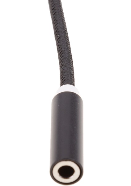 3,5 mm Ses Kulaklık Stereo Adaptör Konnektörüne, 3.5mm Ses Mikrofon Dişi Adaptör Droid, XPS13 , Kulaklık, Bağlantı Noktası Aygıtları, Siyah (Yurt Dışından)