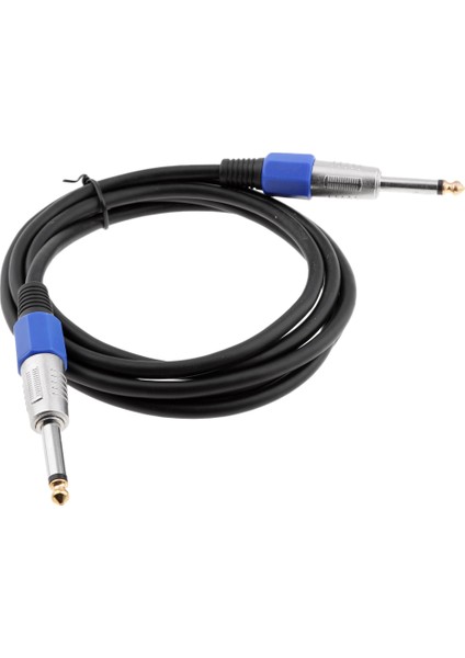 6.35MM Stereo Erkek Fişi Kabloya 1/4 '' Gitar Mikser Ses Kablosu 2m 2meter (Yurt Dışından)