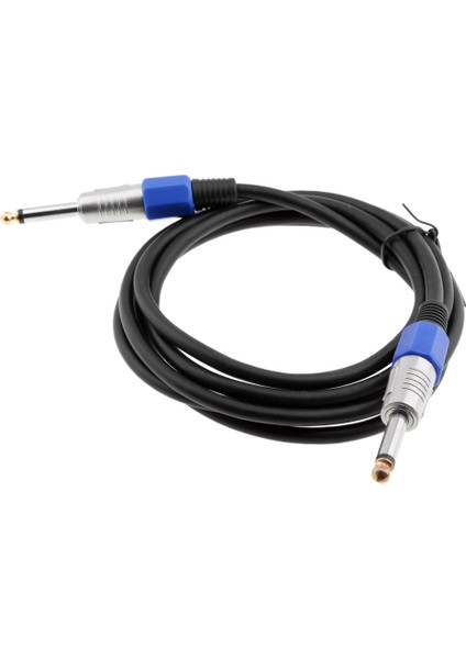 6.35MM Stereo Erkek Fişi Kabloya 1/4 '' Gitar Mikser Ses Kablosu 2m 2meter (Yurt Dışından)