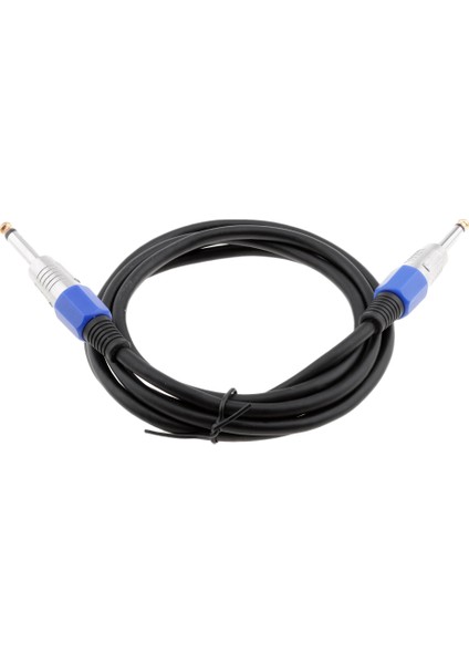 6.35MM Stereo Erkek Fişi Kabloya 1/4 '' Gitar Mikser Ses Kablosu 2m 2meter (Yurt Dışından)