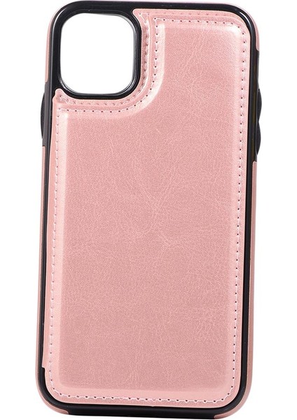 Telefon Geri Kapak Deri Kılıfı 6.1 Inç Pembe (Yurt Dışından)