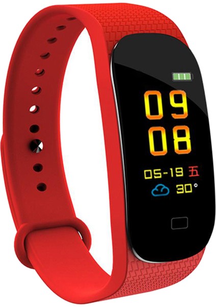M6 Akıllı Renkli Ekran Bluetooth Bilek Kırmızısı (Yurt Dışından)