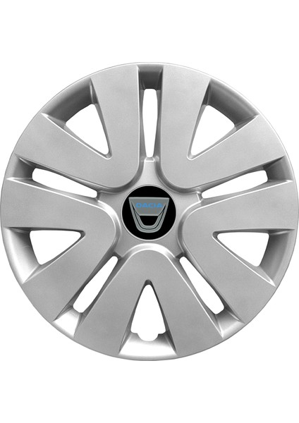 Dacia 14 Inç Jant Kapağı Amblemli Gri 4'lü Set 105