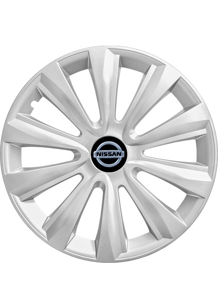 RandAuto Nissan 16 Inç Uyumlu Jant Kapağı Amblemli Gri 4 Adet 1 Takım 143