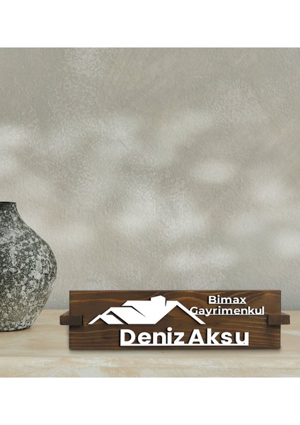 Gift Kişiye Özel Figürlü Gayrimenkul Masa Isimliği, Yeni Iş Hediyesi, Arkadaşa Hediye, Ofis Hediyesi fiyatları