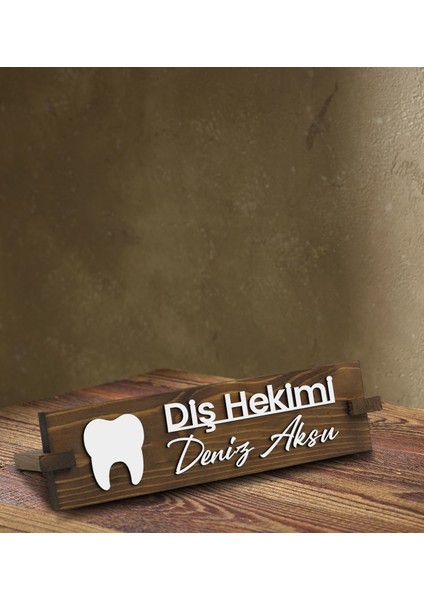 Gift Kişiye Özel Figürlü Diş Hekimi Masa Isimliği, Yeni Iş Hediyesi, Arkadaşa Hediye, Ofis Hediyesi-2 modelleri