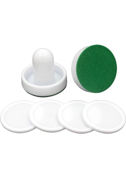 2 Adet Hava Hokey Itici ve 4pcs Pucks Için Oyun Masaları Beyaz