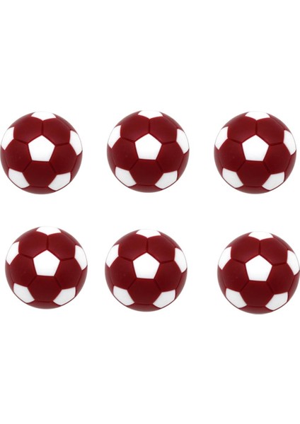 Set 6 Masa Futbol Farkballları Yedek Mini Futbol Topları Karanlık Için. 25 Inç