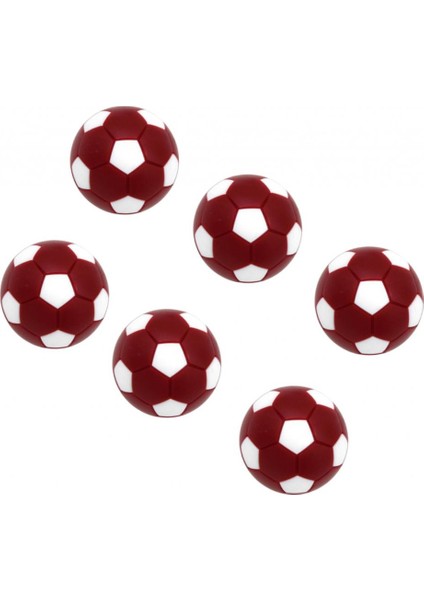 Set 6 Masa Futbol Farkballları Yedek Mini Futbol Topları Karanlık Için. 25 Inç