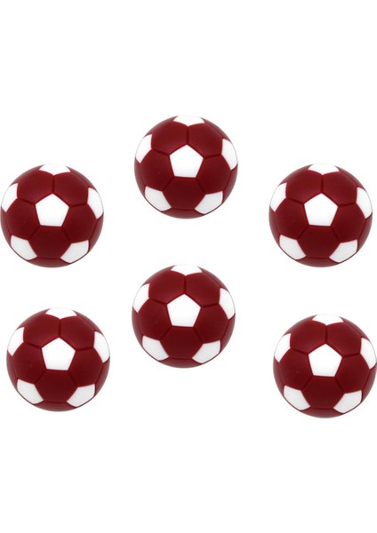 Set 6 Masa Futbol Farkballları Yedek Mini Futbol Topları Karanlık Için. 25 Inç