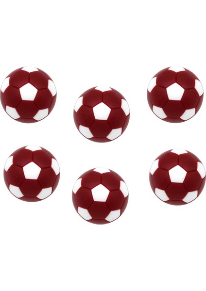 Set 6 Masa Futbol Farkballları Yedek Mini Futbol Topları Karanlık Için. 25 Inç