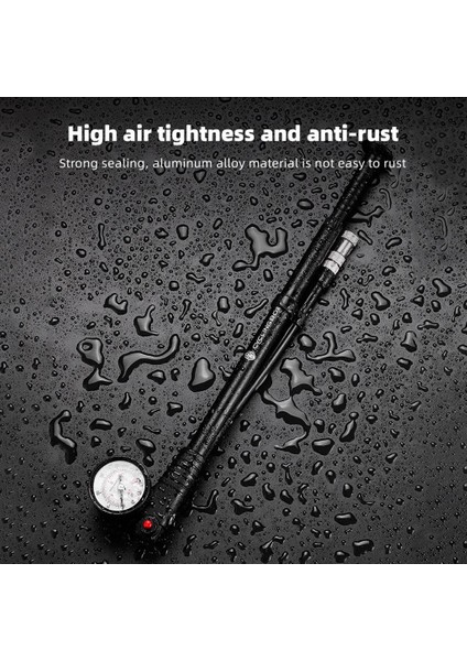 Basınç Göstergesi ile Hava Kaybı Alüminyum Alaşımı 12 Inç Onarım Kiti Siyah A indirimleri