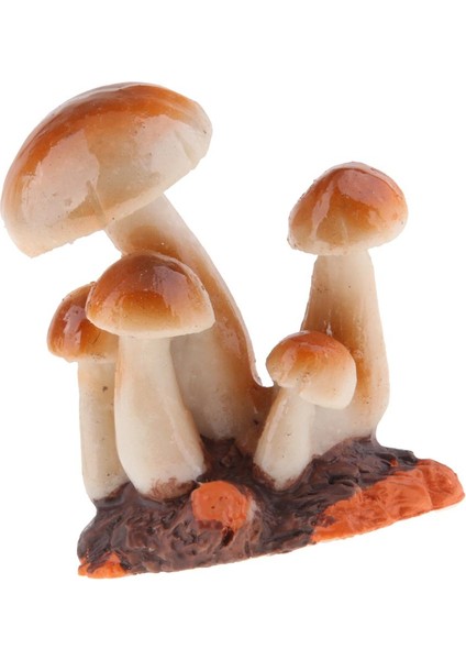 Mini Mantar - Masa Kahverengi B İçin Cep Boyutu Küçük Dekor (Yurt Dışından)