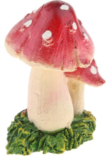 Minyatür Peri Bahçesi ve Teraryum Mantar Heykeli Dekor Parlak Kırmızı (Yurt Dışından) indirimleri