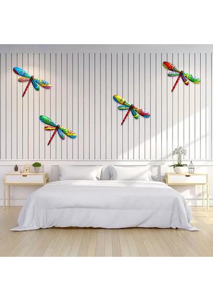 4x Metal Yusufçuk Bahçe Duvar Dekor Sanat Ev Veranda Asılı Süsleme (Yurt Dışından) fiyatları