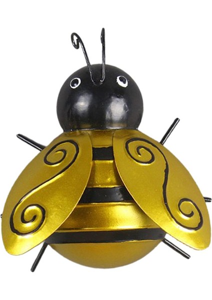 Koleksiyon Dekoratif Metal Sanat Bombus Arı Arka Bahçe Duvar Süslemesi Küçük (Yurt Dışından)