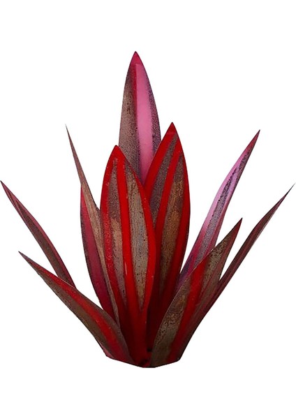 Dekoratif Agave Bitki El Boyalı Sanat Ev Dekor Aksesuarları Koyu Kırmızı 65 cm. (Yurt Dışından) fiyatları