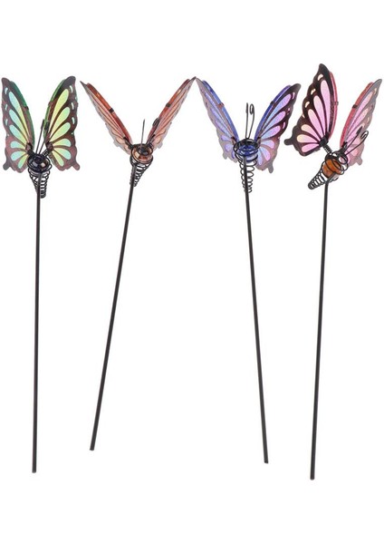 4 Pcs Butterfly Stakes Su Geçirmez Bahçe Bahisleri Bahçe Süsleri ve Veranda Dekor (Yurt Dışından) fiyatları