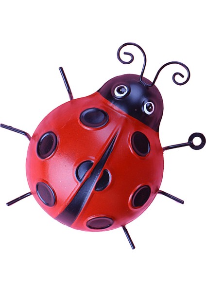 Güzel Ladybug Kapalı Açık Duvar Heykelleri Çit Arka Bahçesi İçin Dekorasyonlar Büyük (Yurt Dışından)