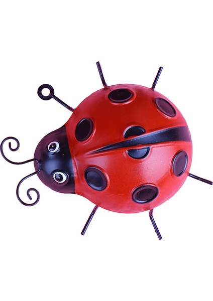 Güzel Ladybug Kapalı Açık Duvar Heykelleri Çit Arka Bahçesi İçin Dekorasyonlar Büyük (Yurt Dışından) fiyatları