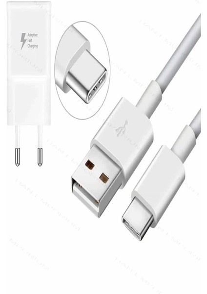 ( Type-C ) USB ( Set ) 2.6A Ev Şarj Aleti Samsung, Xiaomi, Huawei Uyumlu