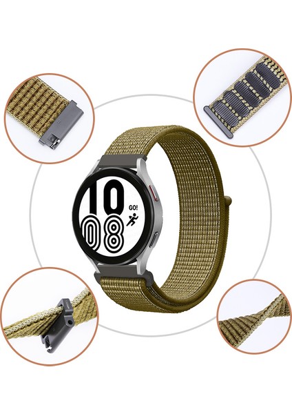 Samsung Galaxy 4 3 Klasik 5 Pro Aktif 2/dişli S3 -Bilezik Huawei Izle Gt 2 3 Kayış (20MM-22MM) Spor Loop Kordon fırsatları