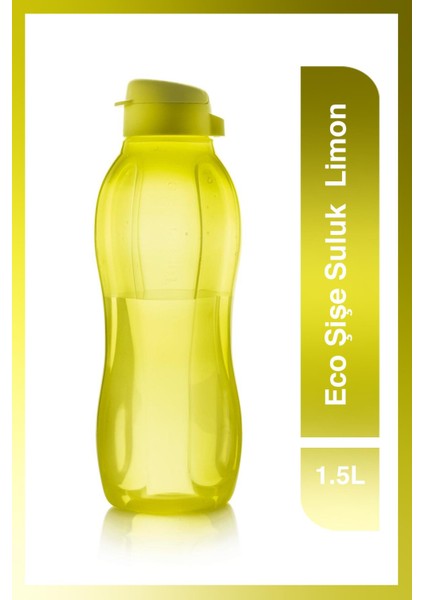 Eco Şişe Suluk Kolay Kapak 1.5L Limon