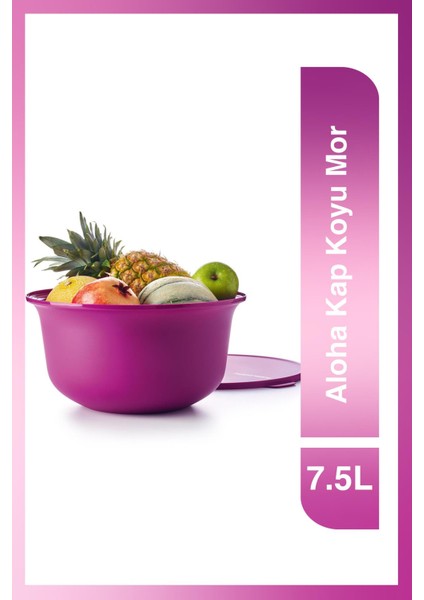 Aloha Kap 7.5L Koyu Mor