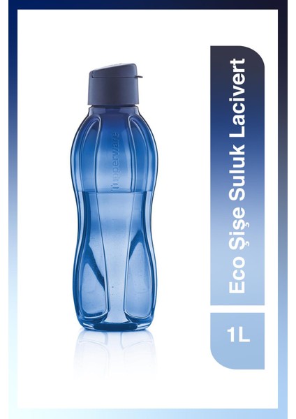 Eco Şişe Suluk Kolay Kapak 1L Lacivert
