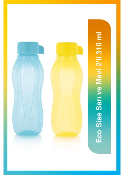 Eco Sise Sarı ve Mavi 2'li 310 ml