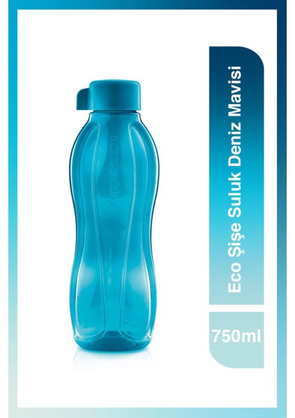 Eco Şişe Suluk 750 ml Deniz Mavisi