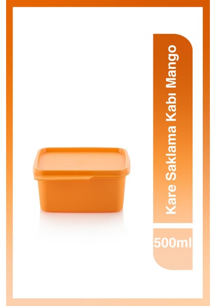 Kare Saklama 500ml Mango