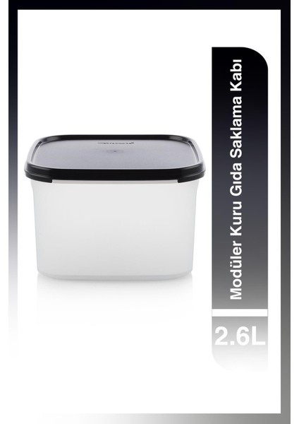 Modüler Kuru Gıda Saklama Kabı 2.6L