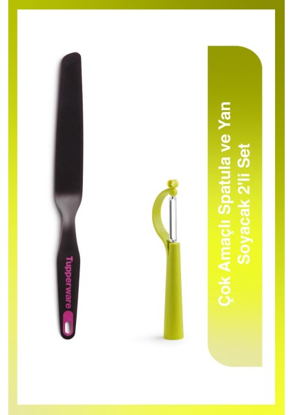 Çok Amaçlı Spatula ve Yan Soyacak 2'li Set