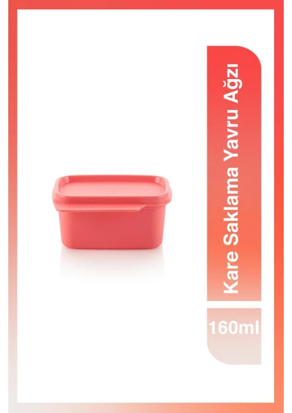 Kare Saklama 160ml Yavru Ağzı