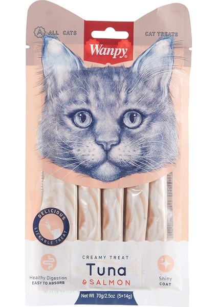 Ton Balığı&somon 5x14 gr Likit Kedi Ödülü